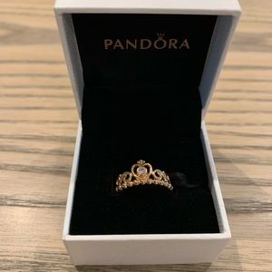 Pandora Princess Tiara Crown Ring